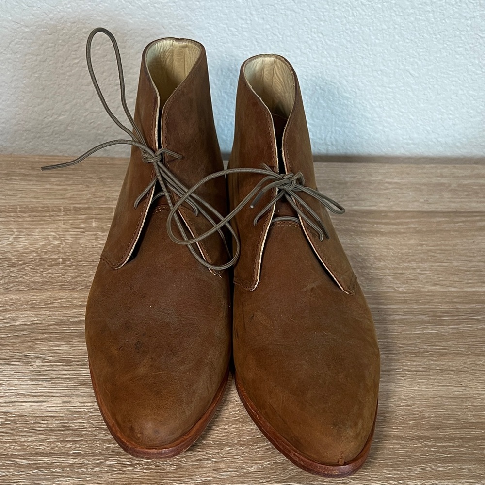 Nisolo Women's Tan Leather Ankle Boots